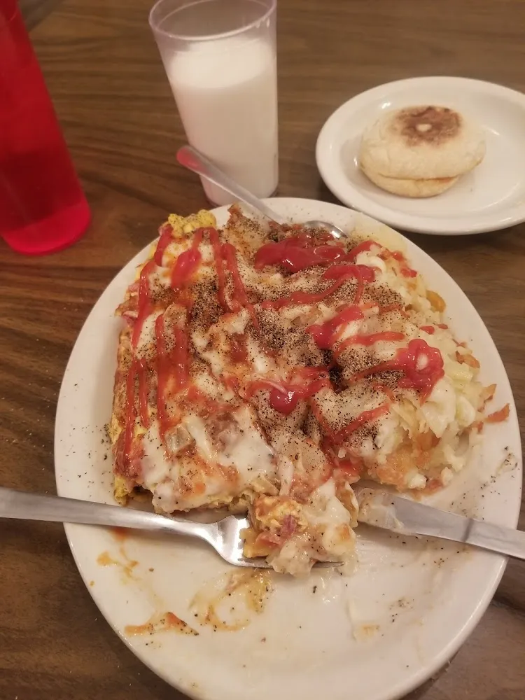 Everything Omelet with Sausage Gravy